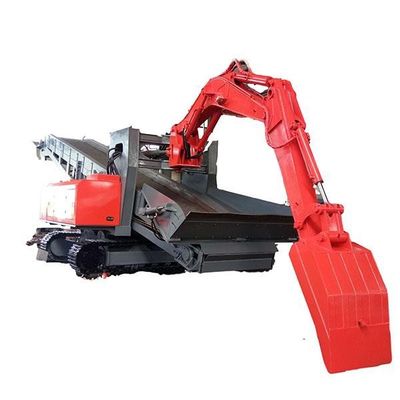 Multifunctieve machine voor het laden en lossen van materialen voor lange booms